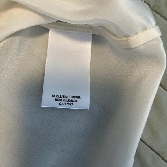 100% silk ruffled sleeveless top - Picture 4 of 6